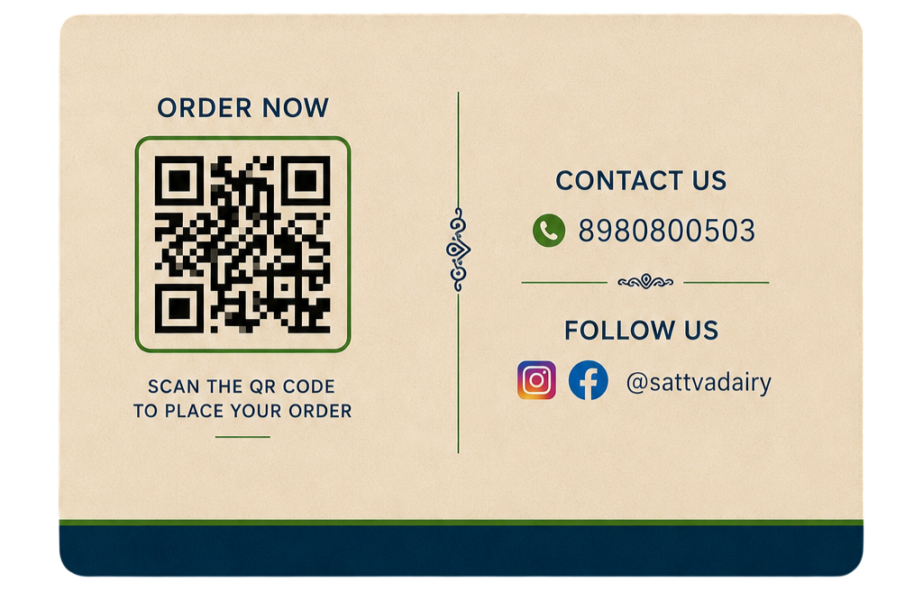 Sattva Dairy product details